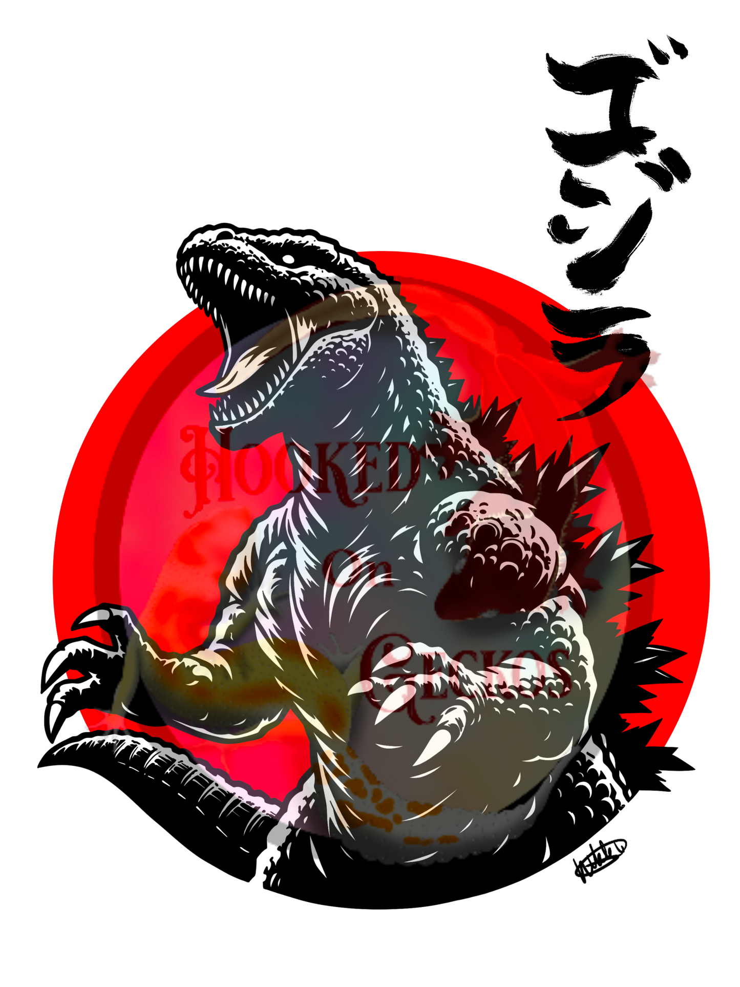 Godzilla Art print