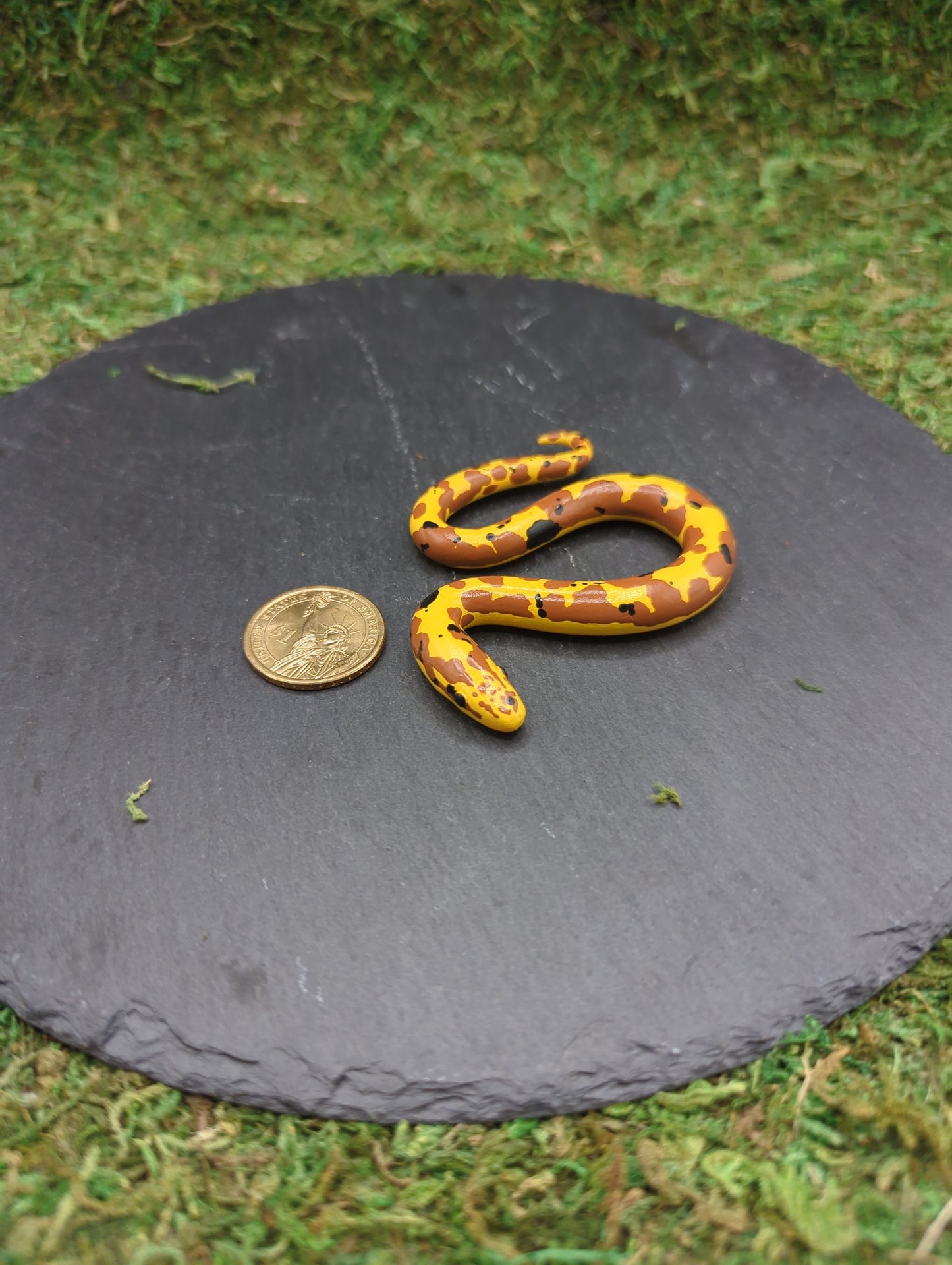 Polymer clay sandboa paradox sculpture