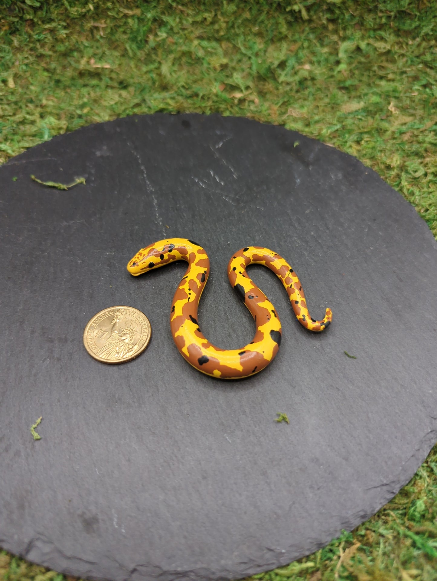 Polymer clay sandboa paradox sculpture