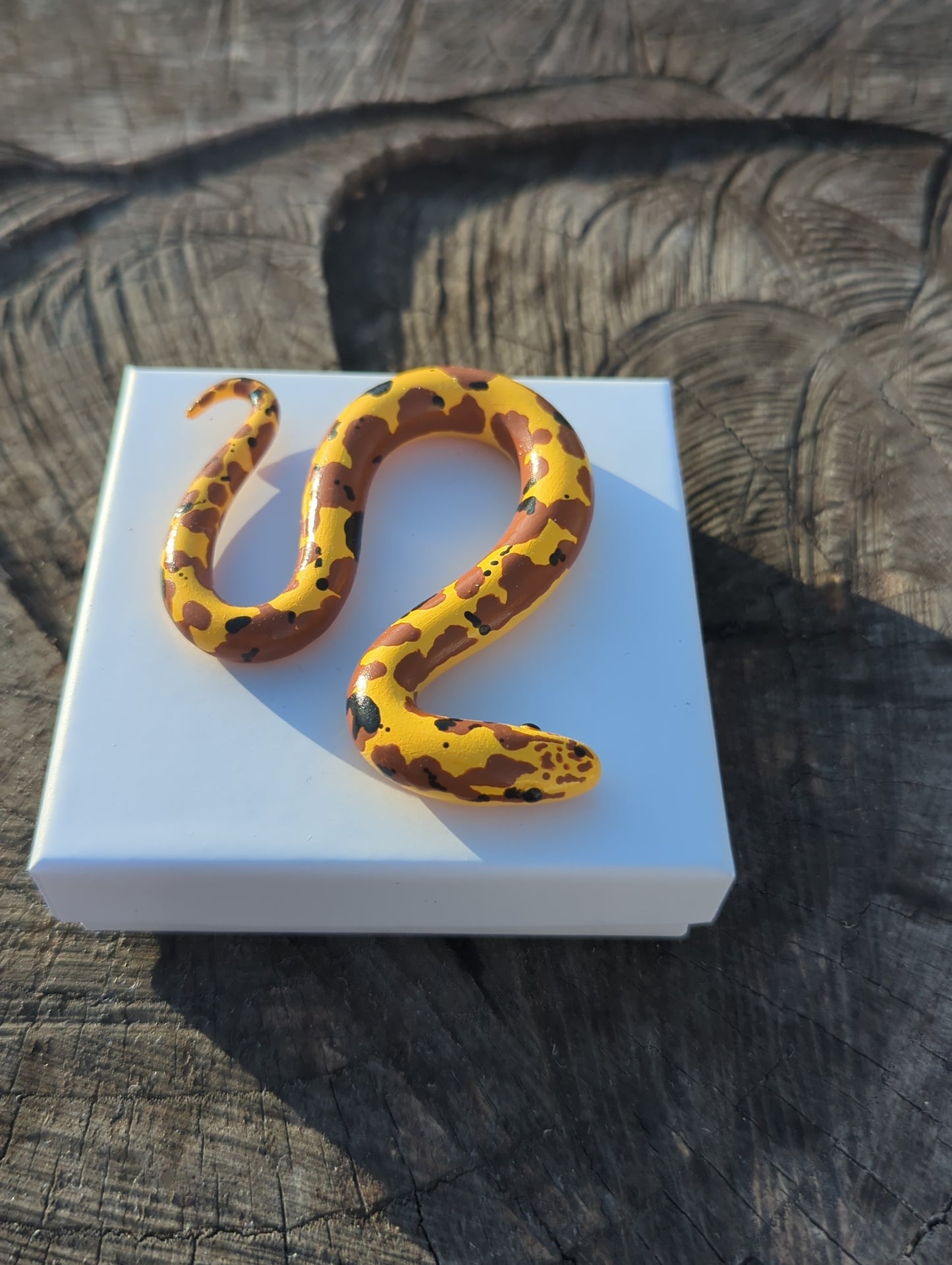 Polymer clay sandboa paradox sculpture
