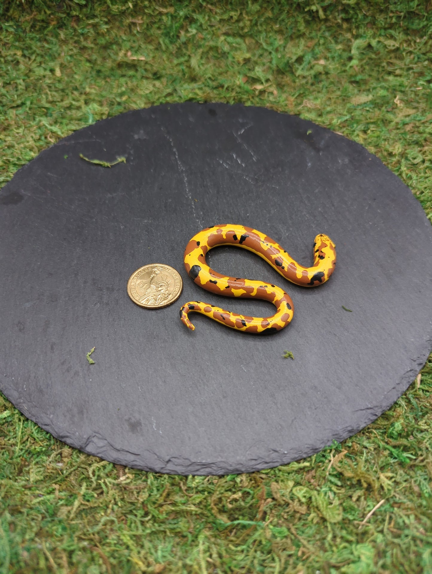 Polymer clay sandboa paradox sculpture