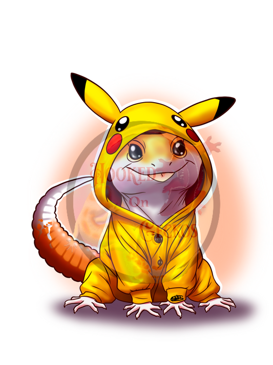 Leo with Onesie Art print