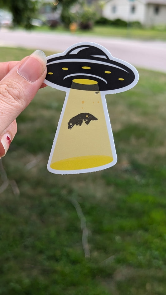 UFO crestie sticker