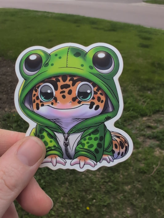 Frog Leo sticker