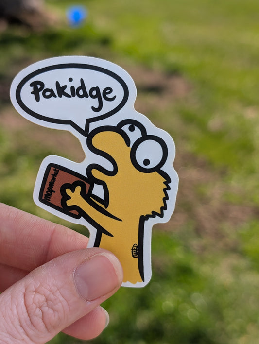 Pakidge crested gecko sticker